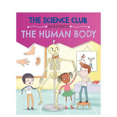【预售】科学俱乐部大调查：人体 The Science Club Investigates: The Human 原版英文儿童绘本 STEAM知识科普系列进口书籍图书外