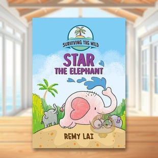 【预售】【野外生存】大象星星英文儿童漫画进口原版书平装【Surviving the Wild】Star the Elephant Lai Square Fish书籍图书外