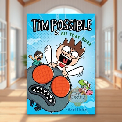 【预售】Tim Possible:昆虫大战英文青少年读物进口原版外版书精装3-6周岁Tim Possible & All That BuzzAxel MaisyAladdin书籍图
