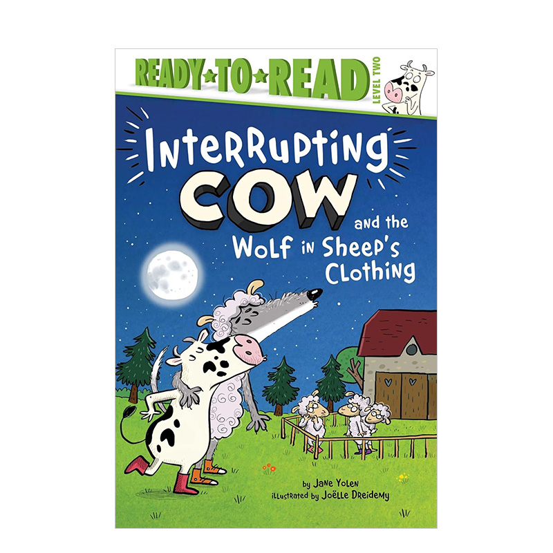 【预售】打断牛和披着羊皮的狼 Interrupting Cow and the Wolf in Sheep's Clothing 原版英文儿童分阶阅读 书籍/杂志/报纸 儿童读物原版书 原图主图