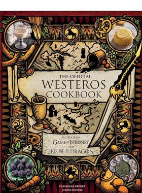 【现货】维斯特洛官方食谱书  权利的游戏 The Official Westeros Cookbook 冰与火之歌 原版英文餐饮生活美食