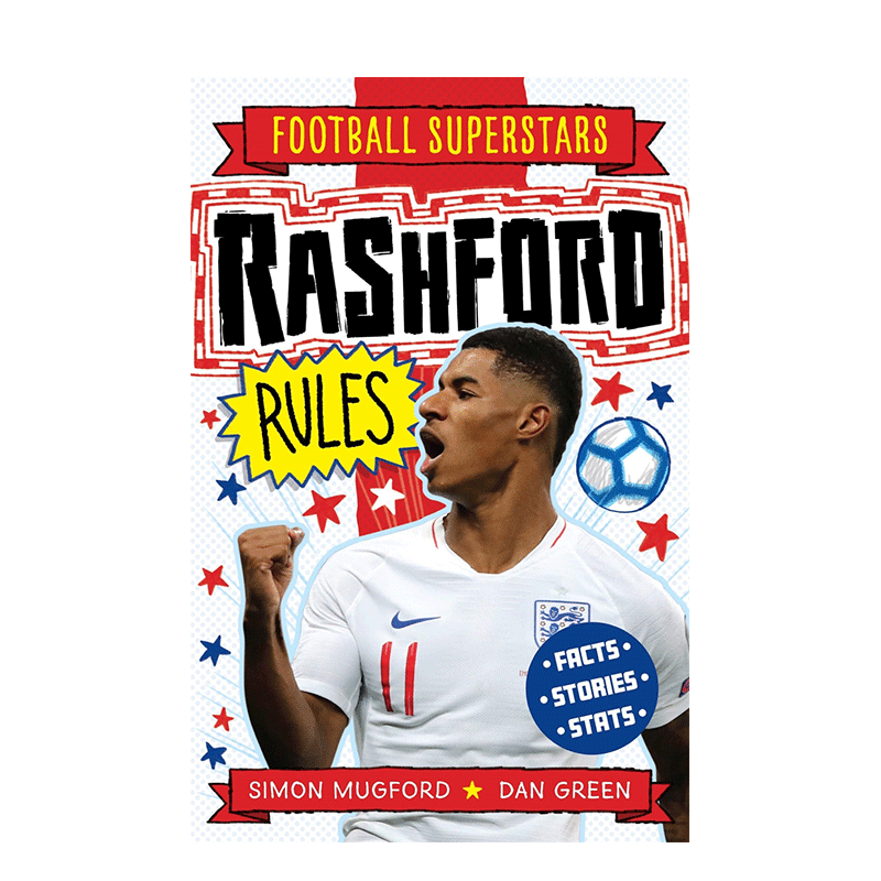 【预售】英文原版足球明星特辑：拉什福德【Football Superstars】Rashford Rules 6岁+儿童英语初级桥梁书进口图书