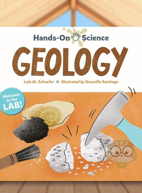 【预售】实践科学：地质学英文儿童绘本知识百科进口原版外版书精装3-6周岁Hands-On Science: GeologyLola M. Schaefer Charles书