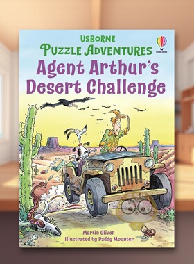 【预售】【解谜冒险】特工亚瑟的沙漠挑战 【Puzzle Adventures】Agent Arthur's Desert Challenge 原版英文儿童趣味