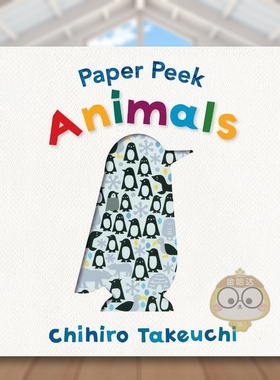 【现货】【洞洞书】动物【Paper Peek】Animals英文儿童趣味3-6岁纸板书Chihiro Takeuchi进口原版书Candlewick Press5362114书籍