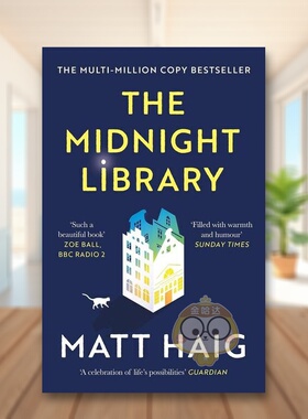 【现货】深夜图书馆英文文学小说简装The Midnight Library Matt Haig著Canongate出版原版进口书籍外版正版