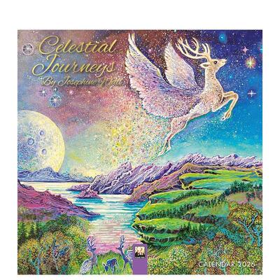 【预售】约瑟芬·沃尔《天体之旅》 2026年迷你挂历（艺术日历） Celestial Journeys  原版日历