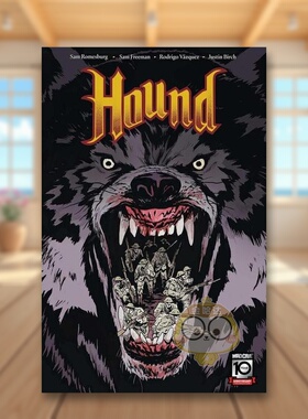 【预售】猎犬英文漫画进口原版书平装14岁以上Hound GN Sam RomesburgMad Cave Studios书籍图书外版正版