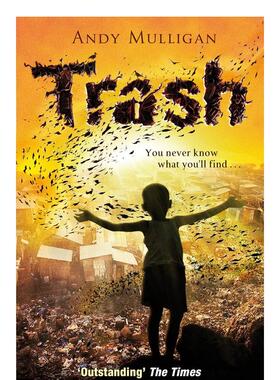 【预售】垃圾男孩 Trash  英文原版电影原著小说书籍进口英语文学图书 安笛·穆裏根Andy Mulligan 拾金男孩