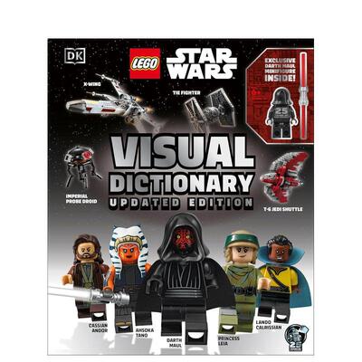 【预售】DK乐高星球大战视觉词典（更新版） LEGO Star Wars Visual Dictionary Updated Edition 英文进口原版儿童绘本图书Eliza