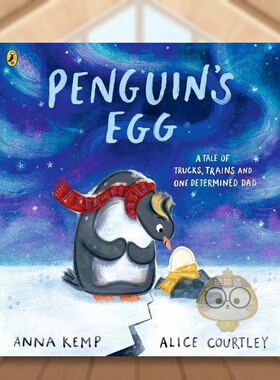 【预售】企鹅蛋英文儿童绘本人际关系进口原版外版书平装3-6周岁Penguin's EggKempPuffin Books (UK)书籍图书正版