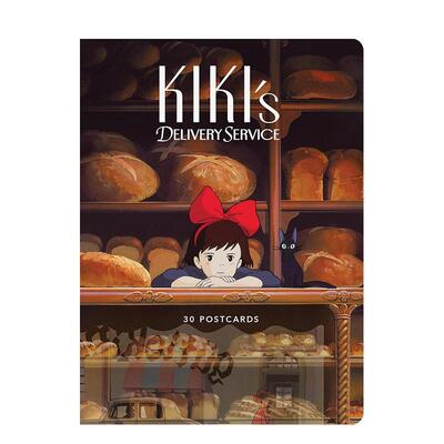 【现货】吉卜力魔女宅急便明信片集：30张珍藏版 Studio Ghibli Kiki's Delivery Service 原版明信片进口书籍图书外版正版