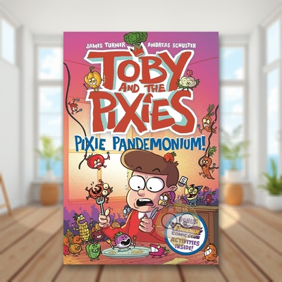 【现货】托比和小精灵：小精灵闹翻天 Toby and the Pixies: Pixie Pandemonium 原版英文漫画书 幽默爆笑儿童系列漫画