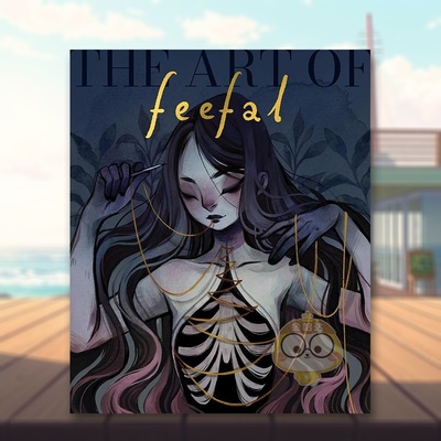 【现货】瑞典插画师Feefal艺术插画集【Art of】The Art of Feefal英文插画原画设定集Linnea Kikuchi3dtotal Publishing精装进口