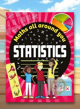 【现货】【数学无处不在】统计篇（精装） Maths All Around You: Statistics 原版英文儿童绘本进口书籍图书外版正版