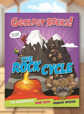【预售】地质岩石岩石循环Geology Rocks! The Rock Cycle英文儿童绘本知识百科6-9岁精装进口原版书Claudia Martin Wayland书籍图
