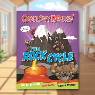 【预售】地质岩石岩石循环Geology Rocks! The Rock Cycle英文儿童绘本知识百科6-9岁精装进口原版书Claudia Martin Wayland书籍图