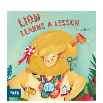 【预售】狮子学到了一课 Lion Learns A Lesson 友谊与团队合作 原版英文儿童绘本
