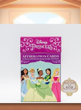 【预售】迪斯尼卡片DISNEY PRINCESS AFFIRMATION CARDS英文文创卡牌卡牌进口原版书Jessica Ward Insight Editions书籍图书外版正