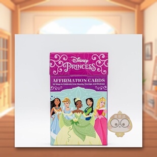 【预售】迪斯尼卡片DISNEY PRINCESS AFFIRMATION CARDS英文文创卡牌卡牌进口原版书Jessica Ward Insight Editions书籍图书外版正