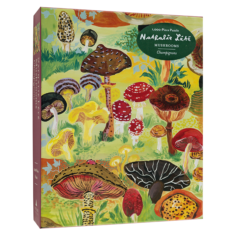 【现货】【Nathalie Lété】Mushrooms，菌菇 1000片拼图英文原版图书籍进口正版 Nathalie Lété拼图