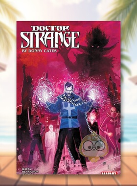 【预售】【Marvel】奇异博士唐尼-凯茨著英文漫画平装进口原版书Doctor Strange By Donny Cates Donny Cates Nick Spencer书籍图