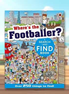 【预售】瓢虫的乐趣：足球运动员在哪里？英文儿童趣味进口原版外版书平装6-9岁Fun With Ladybird: Where's the Footballer?Lad书