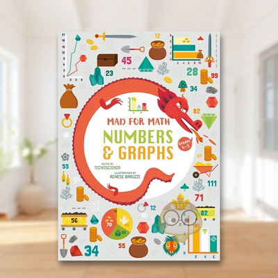 【预售】【疯狂数学】数字与图表 【Mad for Math】Numbers and Graphs 原版英文儿童绘本进口书籍图书外版正版