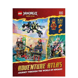 Rising 英文儿童绘本 乐高幻影忍者神龙崛起冒险地图集 原版 Atlas Adventure Dragons NINJAGO? LEGO? 预售