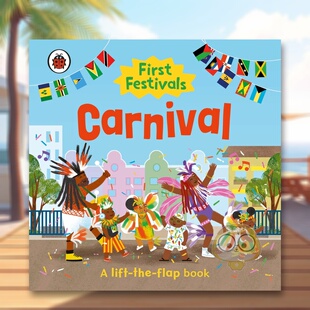 6岁纸板书进口原版 Ladybird书籍图 嘉年华 Thompson Kim 书Ladybird Carnival英文儿童绘本节日庆典3 Festivals First 预售