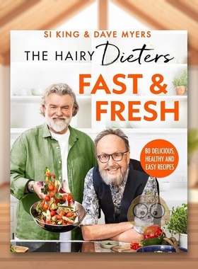 【预售】大胡子骑手：饮食男女英文餐饮进口原版外版书平装14岁以上The Hairy Dieters’ Fast & Fresh The Hairy Bikers Seven书