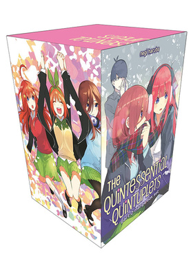 【现货】漫画 五等分的新娘 漫画盒装2（8-14卷） The Quintessential Quintuplets Part 2 Manga Box Set 英文漫画书原版进口图书