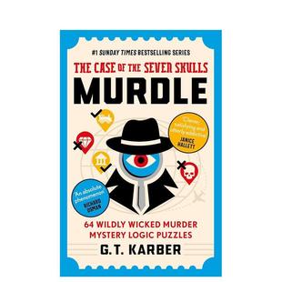 英文生活綜合 Skulls Case The Murdle 原版 Puzzle the 預(yù)售 謎團(tuán)5：七具骷髏案 Seven
