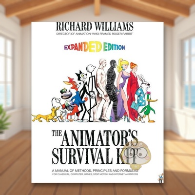 【现货】动画师的生存工具包跑跳跃The Animator’s Survival Kit英文艺术技法与入门赏析Richard E WilliamsFaber & Faber简装进
