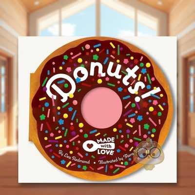 【现货】爱心制作：甜甜圈！英文儿童趣味进口原版外版书纸板书Made with Love: Donuts! Lea RedmondChronicle Books书籍图书正版