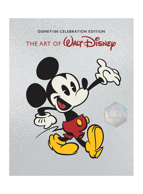 【预售】华特迪斯尼的艺术 迪斯尼100年庆版 THE ART OF WALT DISNEY (DISNEY 100 CELEBRATION EDITION) 原版英文插画