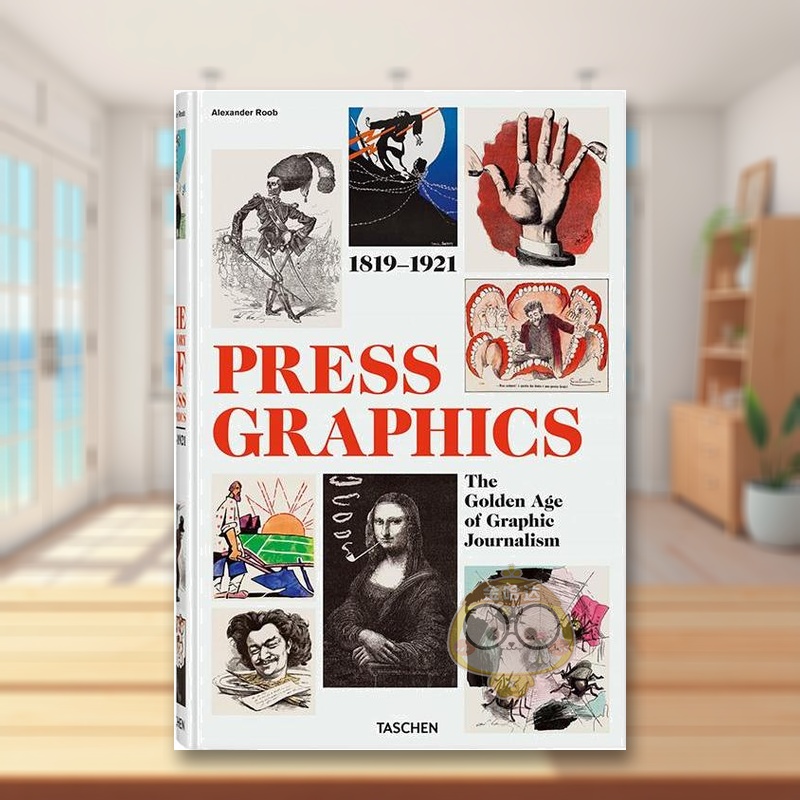 【现货】新闻媒体平面绘图史 1819–1921 History of Press Graphics. 1819–1921 原版英文字体图案标志设计进口书籍图书外版正版