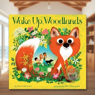【现货】苏醒吧,树林英文儿童绘本动物生态环保进口原版书精装Wake Up, Woodlands Karen著Chronicle Books出版书籍图书外版正版