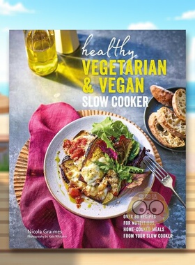 【现货】健康素食主义者&素食慢炖Healthy Vegetarian & Vegan Slow Cooker英文餐饮Ryl精装Ryland Peters&Small进口原版书78书籍