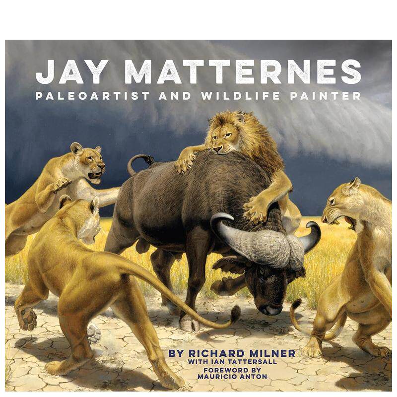 【现货】杰伊&middot;马特内斯：古生物艺术家和野生动物画家 Jay Matternes 英文原版艺术作品集精装画册书籍自然历史 Richard Milner