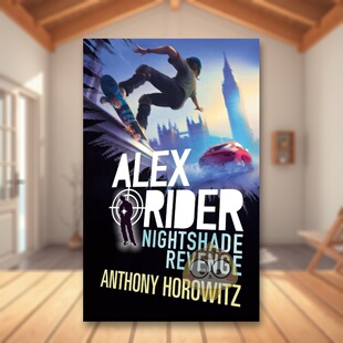 【现货】暗影复仇英文青少年读物进口原版外版书14岁以上Nightshade Revenge (Alex Rider)Anthony HorowitzWalker Books UK书籍图