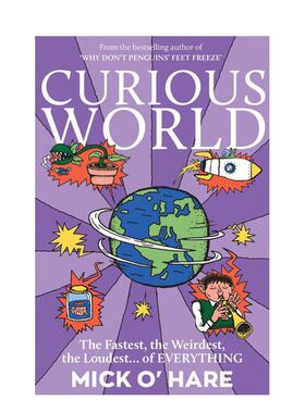 【预售】惊奇世界：万物之*  Curious World: The Fastest原版英文青少年读物 趣味冷知识系列书进口书籍图书外版