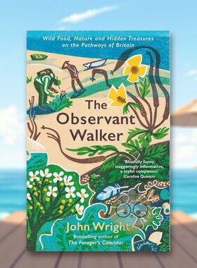 【预售】细心的步行者英国小道上的野生食物自然和隐藏的宝藏英文旅行The Observant Walker  Wild Food平装进口原版书John Wrig书