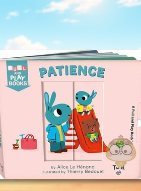 【现货】【拉玩书】有耐心【Pull and Play】Patience英文儿童趣味3-6岁纸板书Alice Le Henand and Thierry Bedouet进口原版书Tw