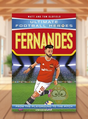 【预售】【足球英雄系列】布鲁诺·费尔南德斯英文青少年读物进口原版书平装【Ultimate Football Heroes】Bruno FernandesMatt书