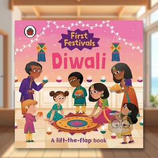 外版 书纸板书3 6周岁 Festivals 排灯节英文儿童绘本节日庆典进口原版 First DiwaliLadybirdLadybird书籍图书正版 预售