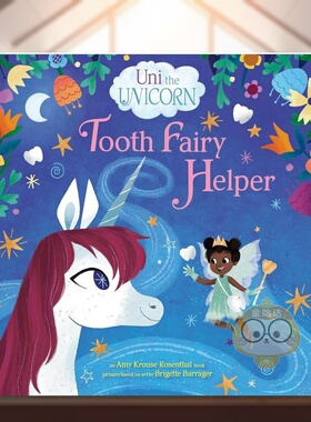 【现货】牙仙帮手Tooth Fairy Helper英文儿童绘本虚构类3-6岁精装ROSENTHAL  AMY KROUSE进口原版书Random House (US)593178书籍