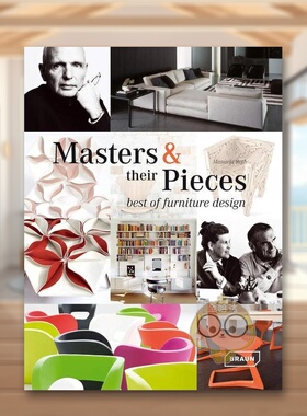 【预售】大师和他们的作品：好的家具设计 Master & Their Pieces: Best of Furniture Design 原版英文工业产品设计进口书籍图书