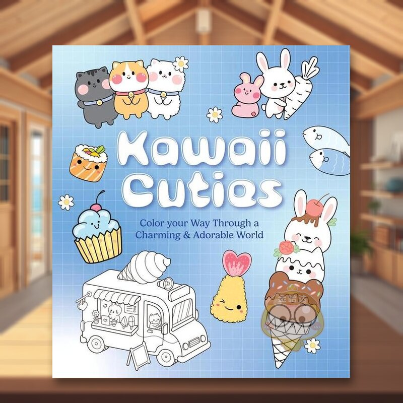 可爱小萌物着色书：涂出你的可爱