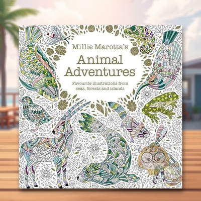 【预售】米莉·马洛塔的动物历险记 Millie Marotta's Animal Adventures 原版英文儿童趣味进口书籍图书外版正版